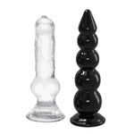 13 Inch Realistic Huge Wolf Dog Dildo + 15.5Inch Huge Long Anal Beads