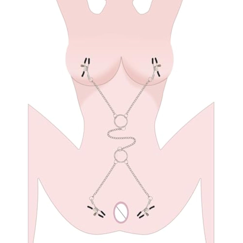 Bdsm Nipple Clamps Sex Toys Cliterous Clamps Adult Sex Toys & Games Bondage Gear & Accessories Bondage Restraints Dildo Penis Pussy Clit Stimulator Sex Things For Couples Kinky Sex Toys For Men Women