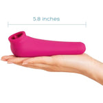 Fluttering Arouser, 10 Vibration Settings, Suction Stimulation Vibrator, Silicone, Fully Waterproof, And Rechargeable
