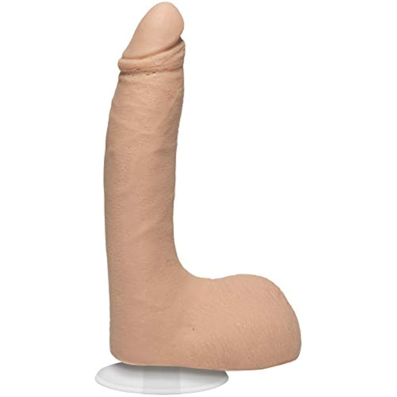Doc Johnson Signature Series - Randy - 8.5 Inch Realistic ULTRASKYN Dildo with Removable Vac-U-Lock Suction Cup - F-Machine & Harness Compatible - for Adults Only, Vanilla