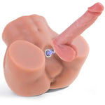 Male Sex Doll With Detachable Dildo - 10 Lb Adult Torso Sex Dolls With Detachable Huge Dildos For G Spot & Vaginal & Anal Stimulation?Unisex Masturbator With Penis & Anal For Women Men Couple Sex Toys