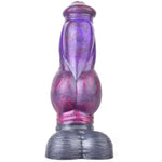 Monster Penis Extender Sleeve With Cock Ring: Male Penis Sleeve Enlarger Silicone Penis Cover Adult Sex Toy, Knot Penis Sheath For Men (Purple)