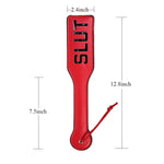 Faux Leather Paddle for Adult Spanking Play, 12.8 Inch Total Length