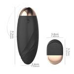 G Spot Bullet Vibrator Nipple Clitorals Stimulator, 10 Modes Portable Waterproof Mini Vaginal Anal Butt Plug Bullet Dildo Massager, Adult Sex Toy For Women And Couples (Black)