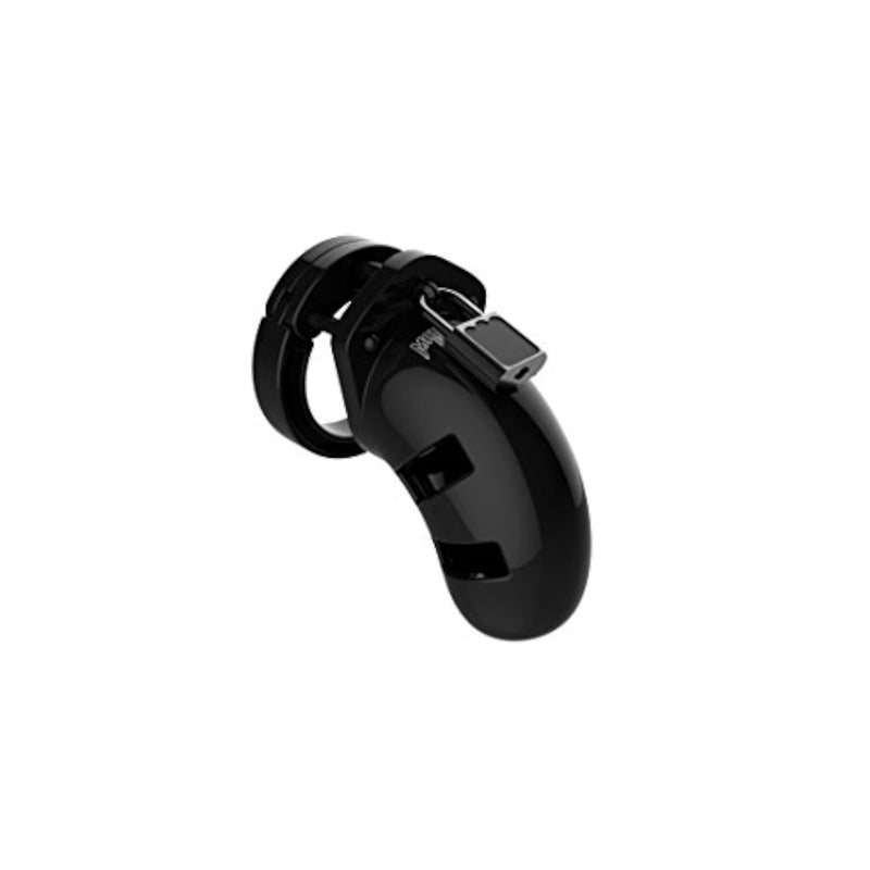 Shots Model 01 3.5-Inch Black Metal Chastity Device