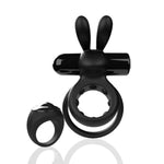 Remote Controlled Ohare Vibrating Ring - Vibrating Cock Ring - Deep Vibrations - Penis Rings - Couple Sex Toys - Dick Rings For Mutual Pleasure - Black