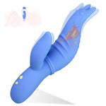 Monster Rabbit'S Bunny Ears Dildo Sex Adult Toys,Dual-Motor Heating Wand 10 Vibrating Modes For G-Spot Clitoris Massage,Silicone Prostate Stimulator Dildos For Couples Lesbian Game Pleasure