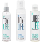 Toy Life O-Town + Hose Down Pack, Foaming Toy Cleaner 7 Fl Oz, Misting Toy Cleaner 8 Fl Oz, Water-Based Toy Lubricant 8 Fl Oz, A Little Me-Time For Men, Women, And Couples