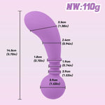 Spherical Anal Butt Plug Huge Silicone Prostate Massage Sex Toys,Stimulate G Spot Electric Wand With 10 Powerful Modes For Women Orgasm,Strapless Knot Adult Toys For Men Women Gay Pleasure