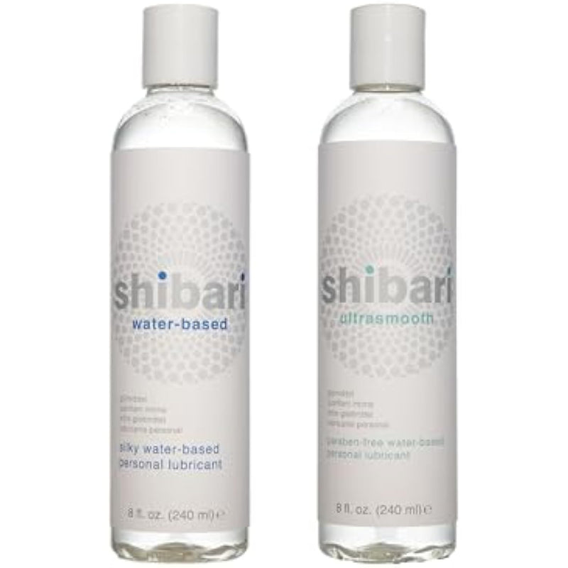 Simply Satisfying Essentials, Personal Lubricants, Hypoallergenic Water-Based And Silky Water-Based Lubricant, Lube For Men, Women And Couples, Non-Staining, Fragrance-Free Formulas, 8 Oz, Pac