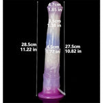 11.22'' Huge Horse Dildo, Lifelike Animal Ejaculating Dildo, Silicone Squirting Dildo With Suction Cup, Flexible Dildo Adult Sex Toy For Couples, Light Purple