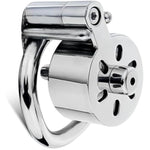 Metal Chastity Cage With Expander Penis Cage Matching With Screw Wrench And Curved Rings Adult Sex Toys Chastity Device Cock Cage Used To Bandage Male Penis (Wearable,1.77In)