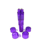 Pocket Pleasures With Four Attachments, Purple By