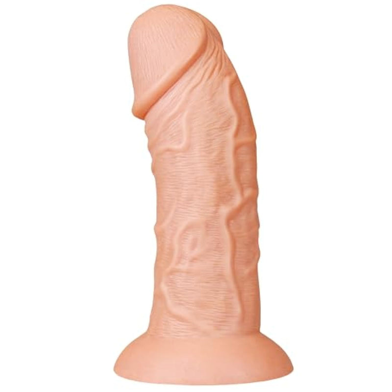 7" King Sized Anal Shocker, 9.5'' Realistic Curved Dildo