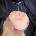 2Penis Pump Simulated Inverted Model, Realistic Sleeve Replacement Sealing Cap For 2.5-Inch Cylindrical Large Penis Pump Sleeve, Male Enhancement Growth Pump Cap (Pink)