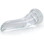 Transparent Anal Plug For Male Female: Anal Prostate Massager Vaginal G-Spot Stimulate Sex Toy With Powerful Suction Cup For Beginner Advanced (M)