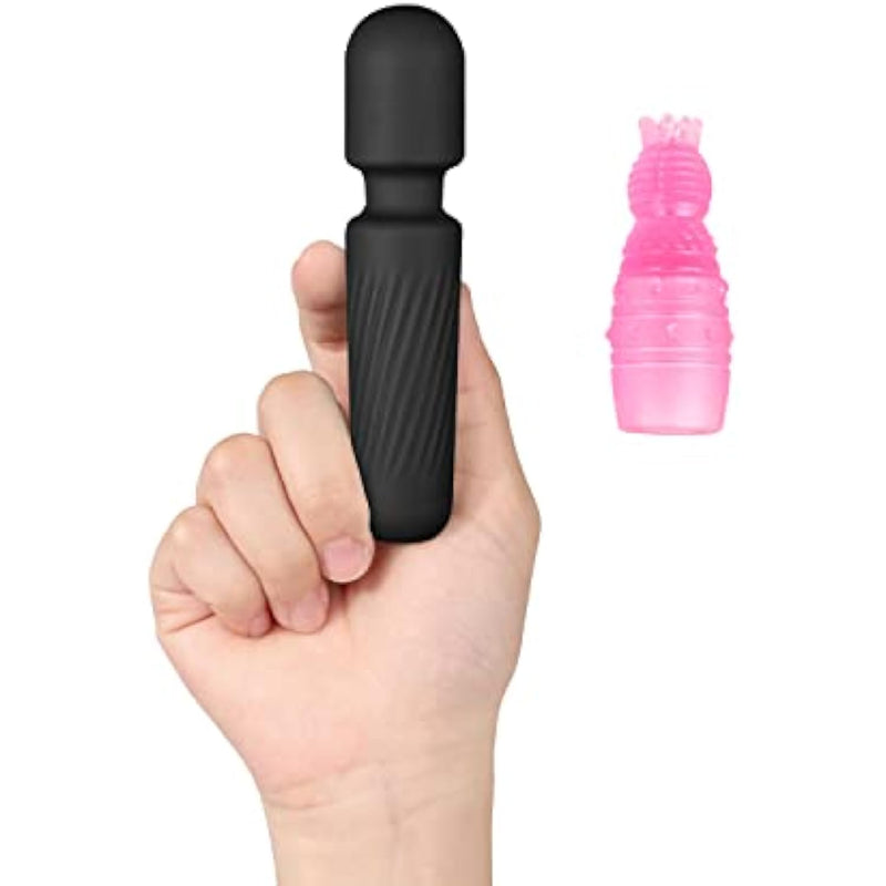 Mini Vibrator Clitoris Stimulator Vibrators, Fully Waterproof, Quiet & Small, G Spot Vibrator Dildo Women Adult Sex Toy, Usb Rechargeable, Personal Massager With 10 Vibration Settings (Black)