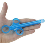 Lube Applicator Syringe With Silicone Cap - Personal Lubricant Shooter - Reusable & Durable - 2 Pack - Discreet Packaging