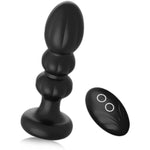 Sex Toy Vibrating Anal Plug – Sex Toy For Men & Women-Remote Control Prostate Massager & Butt Plug Vibrator, 10 Vibration Modes, Powerful P-Spot & G-Spot Anal, Hands-Free Handhold Design