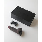 Velare Sensaflex Real Brown Dildo, Discreet Packaging, 8.3 Inch With Strong Suction Cup Soft Silicone Dildos Adult Sex Toys.