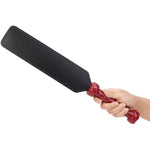 Faux Snake Leather Spanking Paddle For Adult Sex Toys, 16.3In Faux Leather Bondage Sexual Paddles Bdsm Set, Red