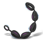Extra Long Large Size Black Pull Bead Anal Masturbator Toy for Adult Sex Pleasure