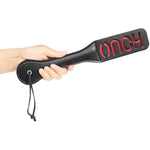 Ouch Slapper Spanking Paddles For Adults, 12.8Inch Faux Leather Paddle For Bdsm Sex Play