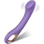 G Spot Vibrator Sex Toys - Ergonomics Curved Clitoral G Spot Anal Stimulator Dildo, Adult Toys With 10 Powerful Vibrating Modes, Soft Silicone Adult Sex Toy For Women Couple (Purple)