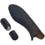 Finger Vibrator For Women - Powerful Vibration For Couple Play Or Solo Use - Portable And Versatile Vibrating Fun For Couples - Quality Rubber Material - Black - 4X1 Inch