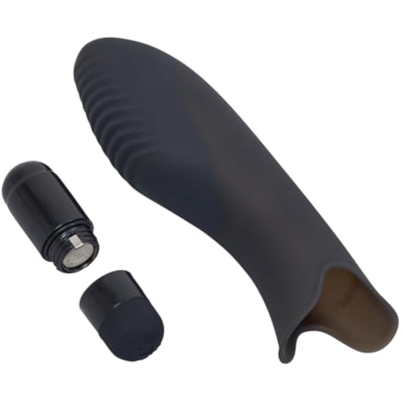 Finger Vibrator For Women - Powerful Vibration For Couple Play Or Solo Use - Portable And Versatile Vibrating Fun For Couples - Quality Rubber Material - Black - 4X1 Inch