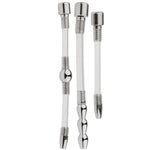 3 Pcs Urethra Trainer Set Chastity Lock Accessories Chastity Device Sex Toy Sound Urethral Plug Urethral Toy Urethral Masturbation Stick Catheter Sound Penis Plug Male Urethra Stimulation