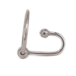 Stainless Penis Cock Rings With Urethral Sounds Ball