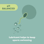 Lubricant | Conception-Friendly Water Based Lube For Adult Couples, Vaginal Moisturizer, Sperm-Safe & Ph Balance Personal Lubricant, Naturally Hydrating And Non-Sticky | 1.7 Fl Oz