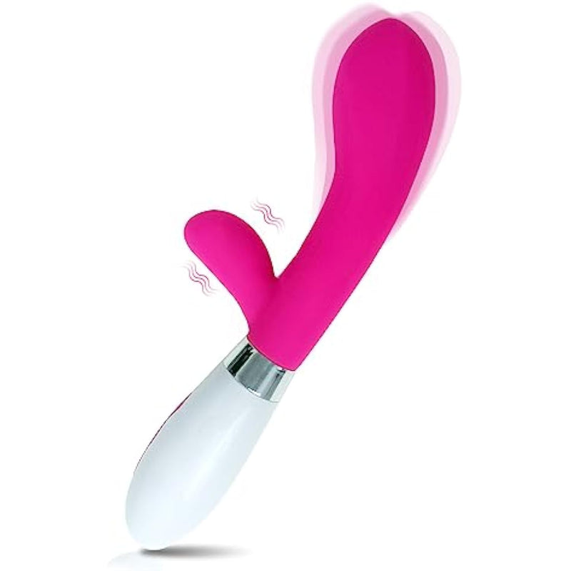 G-Spot Rabbit Vibrator Dildo Clitoris Stimulator, Silicone Nipple Massager With 10 Vibration Modes For Women, Waterproof Adult Sex Toys For Couples
