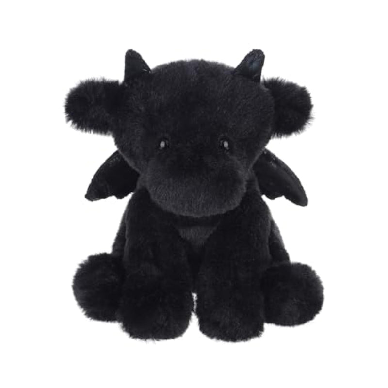 Black Dragon Plush Stuffed Animals For Kids, Soft Cute Plush Toys For Baby Girl And Boy, Fluffy Black Dragon Black