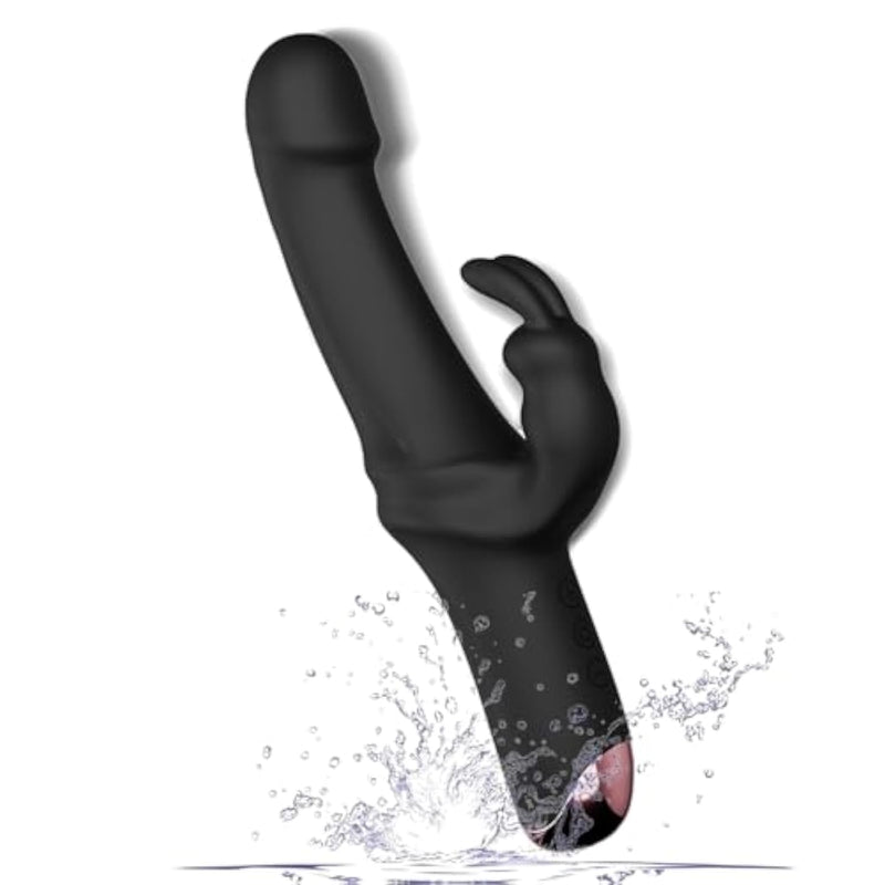 Adult Sex Toy for Women - Waterproof Rabbit Vibrator with 10 Powerful Vibration Modes and Thrusting Functions