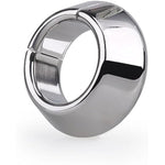 Male Penis Cock Ring Smooth Arc Ring Delay Ring Stainless Steel Scrotum Ball Stretcher Weights Pleasure Enhancing Sex Toys