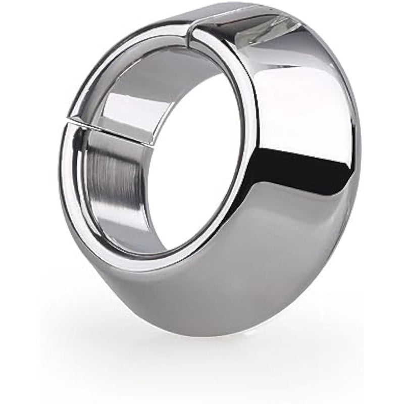 Male Penis Cock Ring Smooth Arc Ring Delay Ring Stainless Steel Scrotum Ball Stretcher Weights Pleasure Enhancing Sex Toys