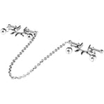 Bdsm Nipple Toys Nipple Clamps With Chain, Nipple Clips No Piercing Body Jewelry With Bells, Nipple Clip Adult Sex Toys Nipple Massager Sexual Pleasure Tools For Women Couple