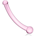 Glass Double Ended Dildo Crystal G-Spot Pleasure Wand With Different Size Ends Adult Sex Toy For Men Women Lesbian Gay