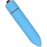 Powerful Bullet Vibrator With 10 Modes, Portable Mini Pocket Vagina Stimulator, Waterproof Super-Strong Adult Sex Toys For Women With Discreet Package (Blue)