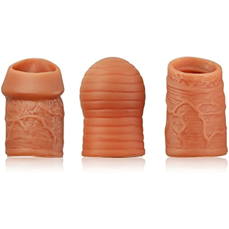 Penis Ring Set, 3 Different Types Liquid Silicone Cock Rings With Buckle Design For Couples Sex