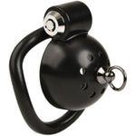 Male Chastity Device Tease Locked Cock Cage Penis Exercise For Men(Black With Chain)