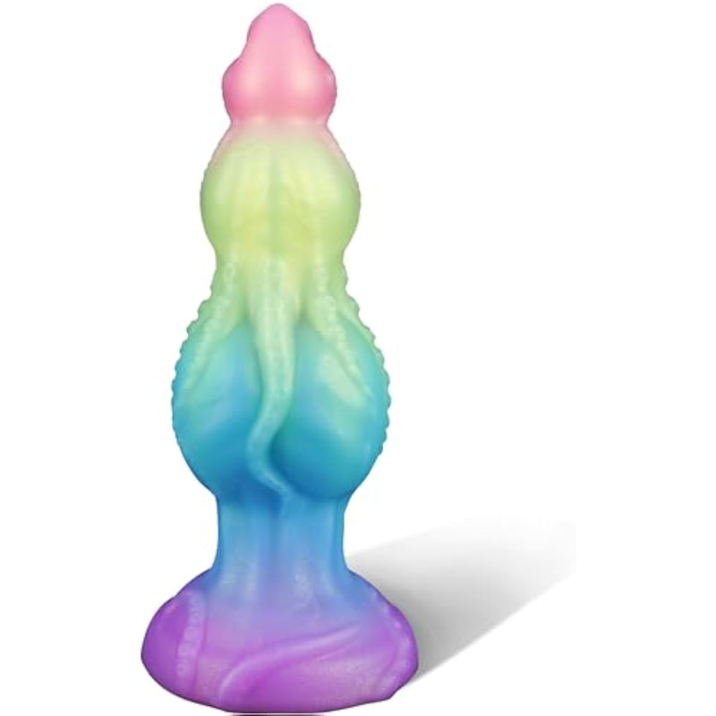 8.9" Monster Tentacle Knot Dildo - Silicone Thick Fantasy Penis, Soft Octopus Anal Dildos With Big Knot, Sex Toys For Women Men