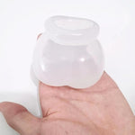 Bull Bag Ball Stretcher Snug,Scrotum Silicone Ballstretcher Ballsack,Testicle Bondage,Sex Toys For Men / (White)