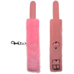 Silicone Dog Bone Mouth Gag With Leather Handcuffs Restraint Set Bdsm Open Mouth Gag Sex Toys Adjustable Strap Mouth Plug Dog Bones Gag Handcuffs For Women Men Couples Bondage Toys (Pink)