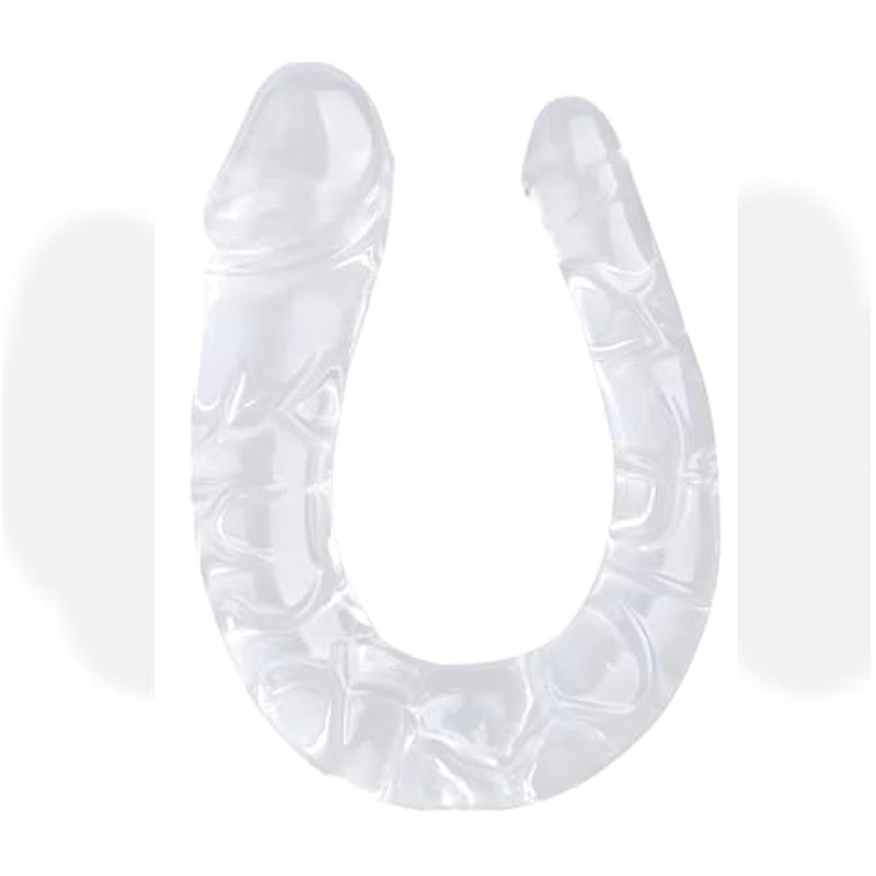 Double Headed Simulation Toy For Adult,Simulated Phallus Back Court Anal Plug,Female Dildo Masturbation G-Spot Sex Toy