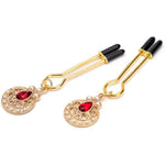 2Pcs Bdsm Nipple Clamps Adult Toys, Nipple Toys Nipple Clips Women Sex Toys With Jewelry, Adjustable Breast Clamps Female Sex Toys, Nipple Corrector Adult Sex Toys & Games For Couples