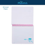Innovative Designs Disney Moana Art Set for Kids, Spiral Notebook, Crayons, Markers, Sticker Sheets, and Stampers