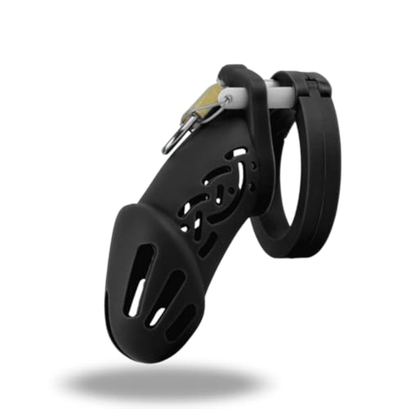 Breathable Resin Chastity Cage for Men - Soft Medical Silicone Penile Restraint Device